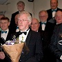 Onze dirigenten in de bloemetjes na concert in Breda. (Foto Jo Brunenberg, april 2004)