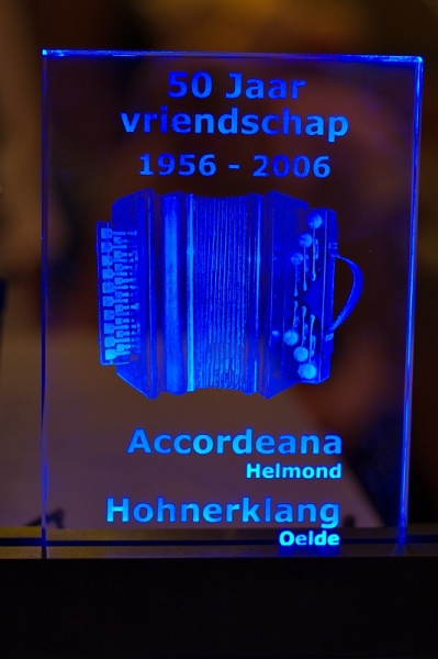 50 jaar vriendschap Accordeana-Hohnerklang werd gevierd in Oelde, September 2006.